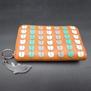 Fossil Wallet Sydney Patchwork Brown Leather with Mismatch bottle opener